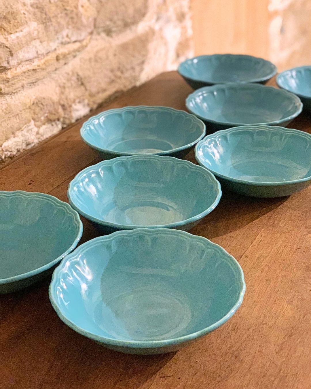 THE BLUE FLORAL BOWLS
